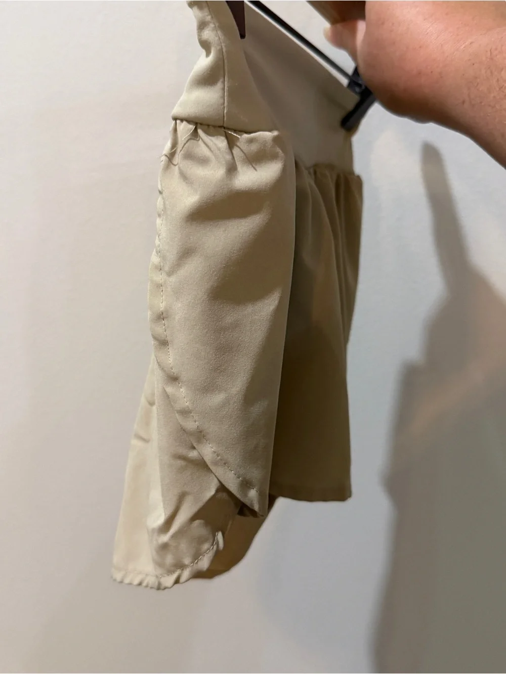 Children’s Place High-Waist Shorts in Light Tan